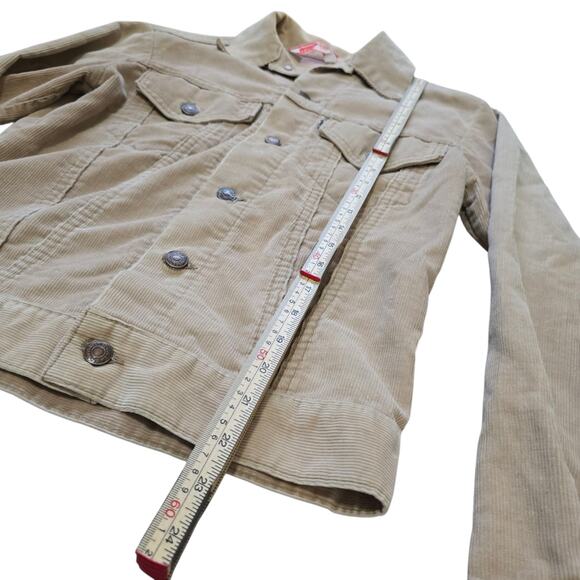 Vintage 70s Levi's Corduroy Trucker Jacket Size XS (34) Made in USA Pockets - Picture 11 of 11